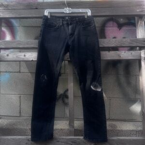 Kenneth Cole Midnight Black Straight Jeans